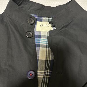 Kardo Size Medium Cotton Light Jacket Button Front